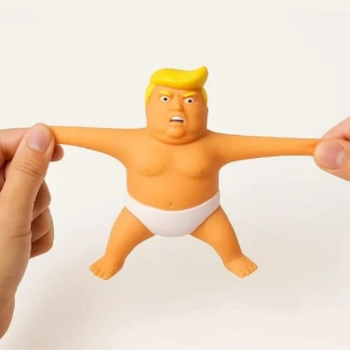 בובה טראמפ לחיצה וגמישה